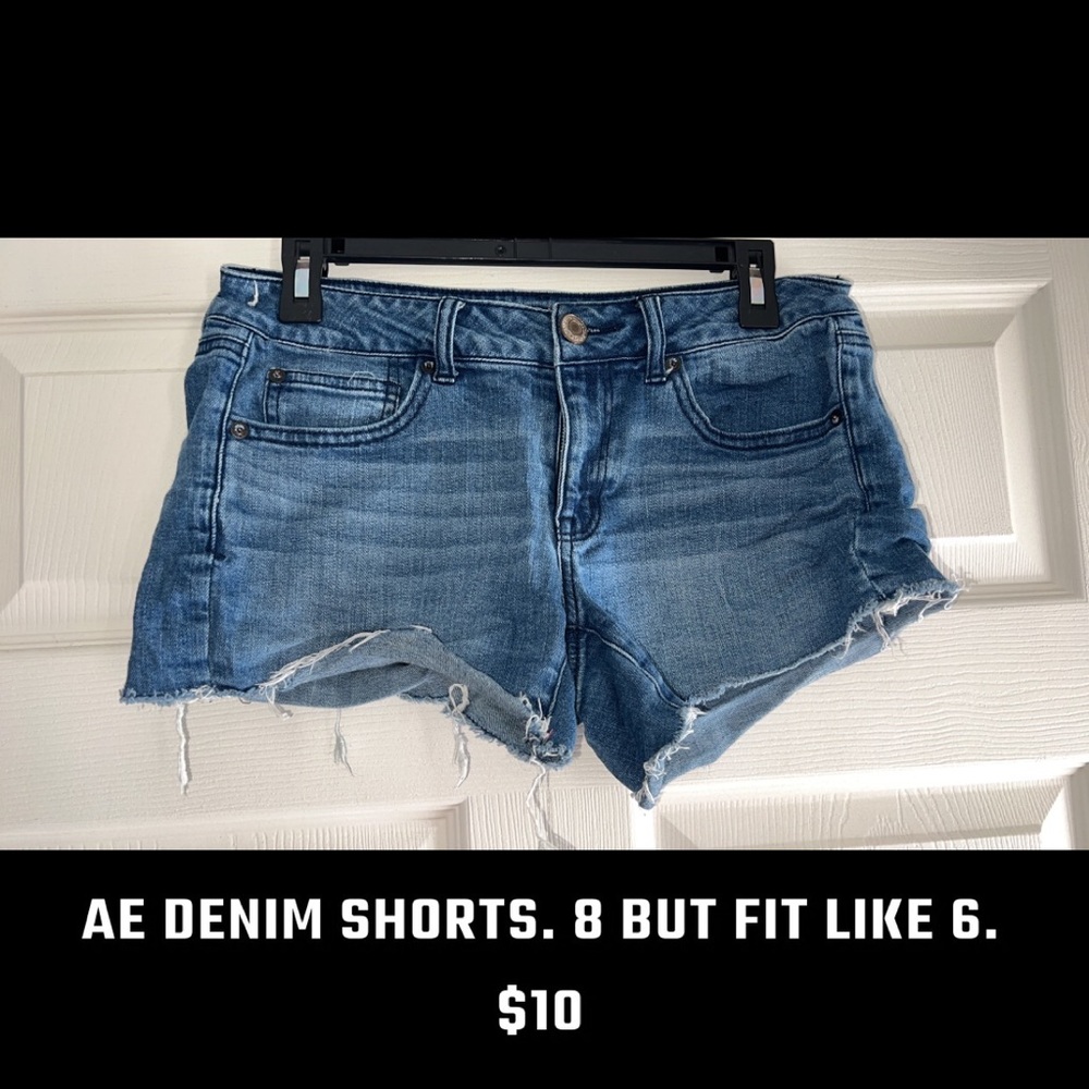 Denim shorts